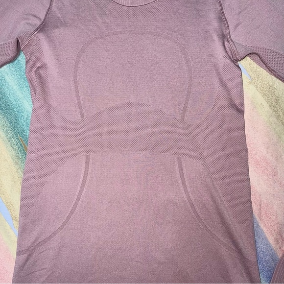 Lululemon Swiftly Tech Long Sleeve Crew Misty Merlot size 8 - Picture 5 of 9